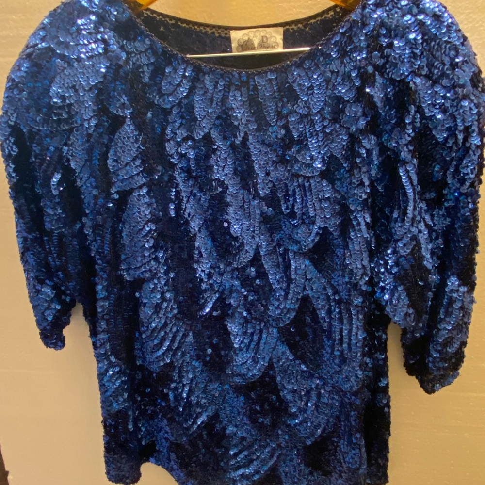 Beautiful, Brand New, Intricate, Sequined Top